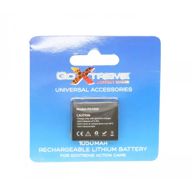 GoXtreme 1050mAh 3.7 V Battery for Rallye, Endurance, Discovery & Pioneer