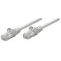 Intellinet Network Patch Cable, Cat5e, 1m, Grey, CCA, U/UTP, PVC, RJ45, Gold Plated Contacts, Snagless, Booted, Lifetime Warranty