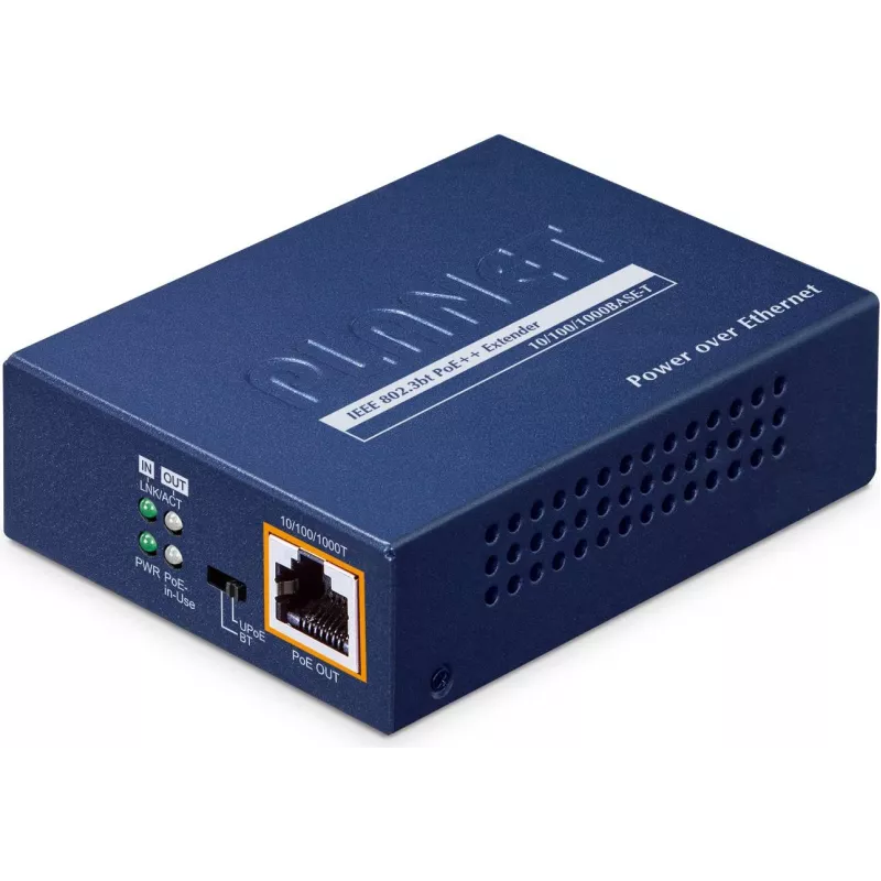 Network transmitter receiver PLANET POE-E301 400m distance Blue