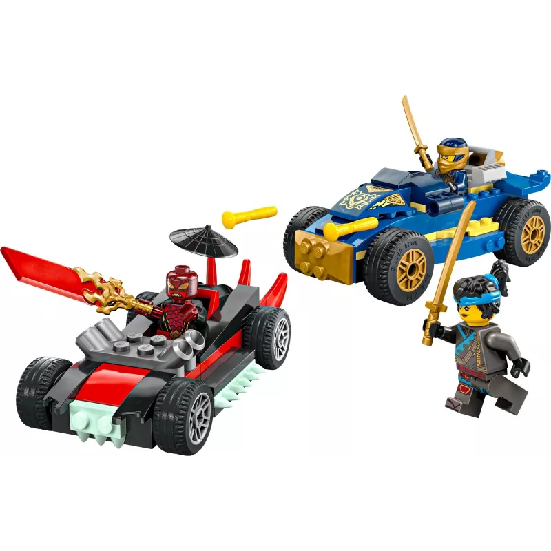 Building Blocks Ninjago 71840 Racing Duel Rogue vs Drix