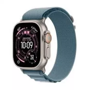 Smartwatch Apple Watch Ultra 3 49 mm with Elegant Light Blue Band, GPS and Cellular Capable (MEWK4QC/A)