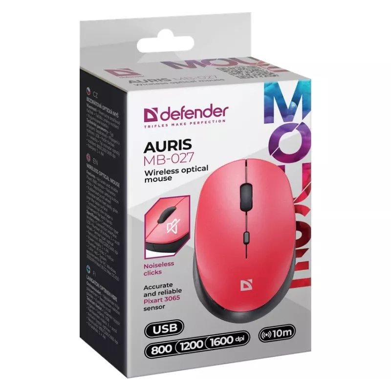 Wireless mouse DEFENDER AURIS MB-027 interface