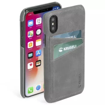 Cover Krusell Sunne iPhone XS Max Vintage Grey