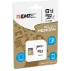 EMTEC Gold+ - Flash Memory Card (SD-Adapter inbegriffen) - 64GB - Class 10 - microSD - Gold (ECMSDM64GXC10GP)