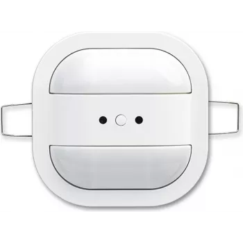 Wired ceiling PIR sensor Busch-Jaeger 6131/20-24 — passive infrared, 8 m detection, 24 V DC, white