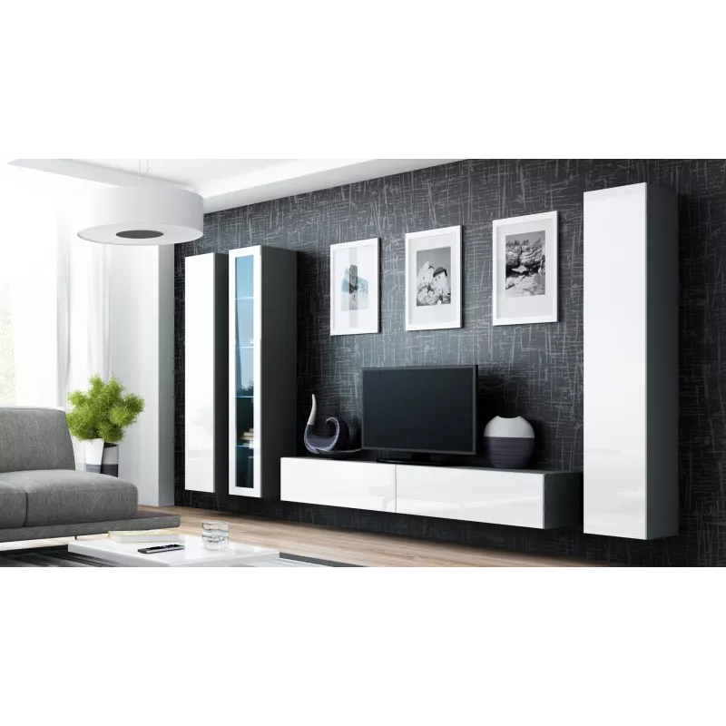 Cama Full cabinet VIGO '180' 180/40/30 sonoma/white gloss