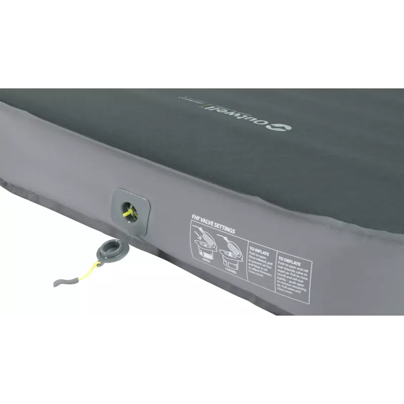 Single mattress Outwell Dreamboat Single — polyester, 810×2070×120 mm, green/grey