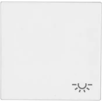 Electrical switch accessory Jung LS 990 L WW, white, compatible with 531 U/532 U/533 U series, IP44