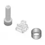 Mounting Material for 19in Components, M6, 32 Pieces (26.14.0010)