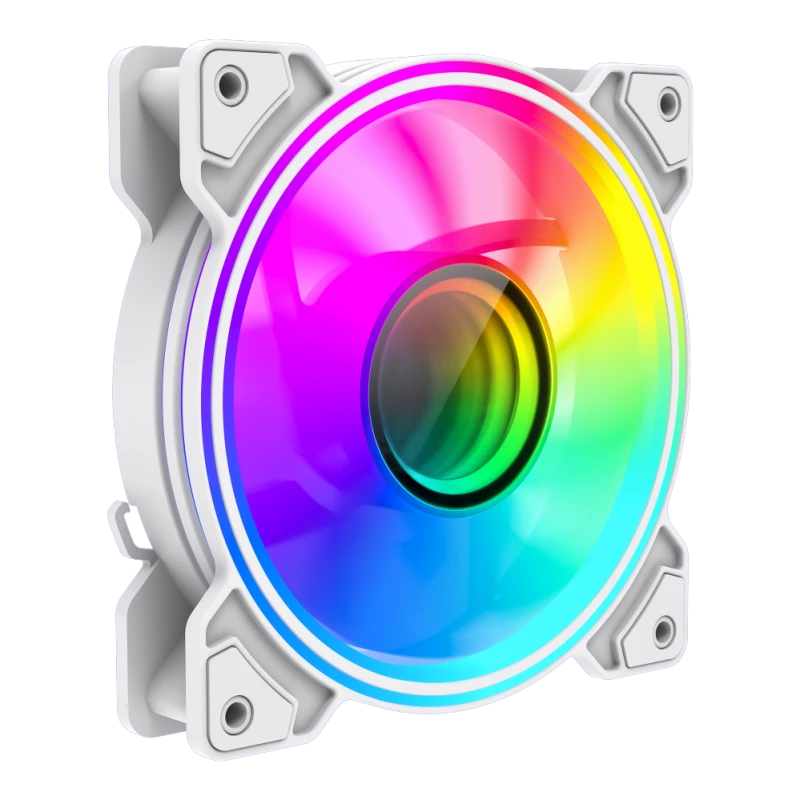 Gamemax | Case fan | DUAL RING INFINITY | White
