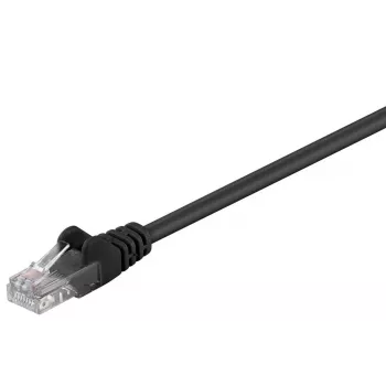 Wentronic Goobay CAT 5e Patch Cable, U/UTP, Black, 2 m - CCA Copper Mix (68647)