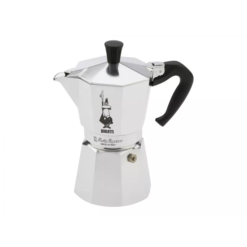 Bialetti Moka Express Moka pot 0.3 L Aluminium, Black