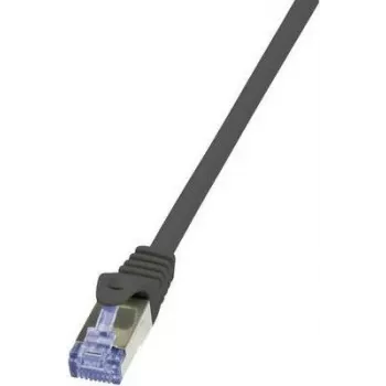 LogiLink PrimeLine - Patch-Cable - RJ-45 (M) to RJ-45 (M) - 20 m - SFTP, PiMF -Cat.7 Raw Cable - Halogen-Free, Moulded, Snagless - Black