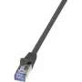 LogiLink PrimeLine - Patch-Cable - RJ-45 (M) to RJ-45 (M) - 20 m - SFTP, PiMF -Cat.7 Raw Cable - Halogen-Free, Moulded, Snagless - Black