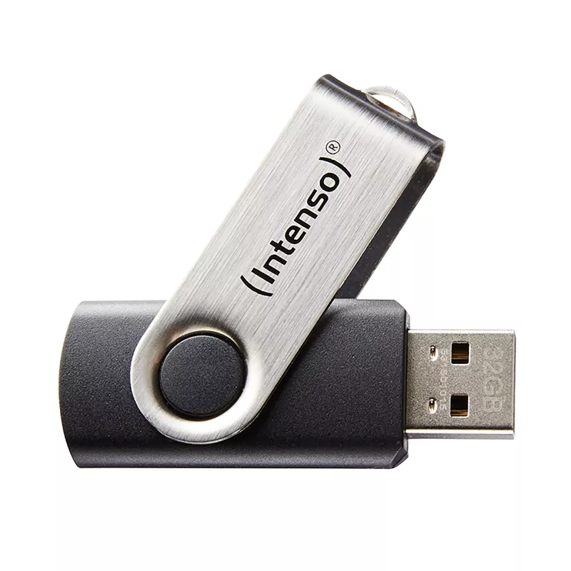 USB Flash Drive Intenso 32GB USB Type-A 2.0 Black Silver