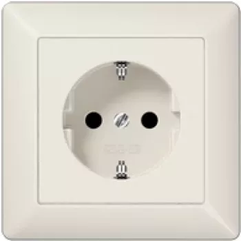 JUNG AS 1520 - CEE 7/3 - Ivory - thermoset plastic - 250 V - 16 A