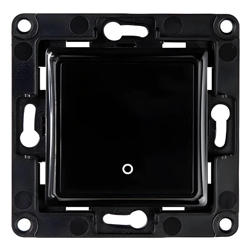 Light Switch Shelly Wall Switch 1 Black