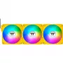 Thermaltake CT140 EX ARGB 140mm Yellow 3-Pack Case Fans