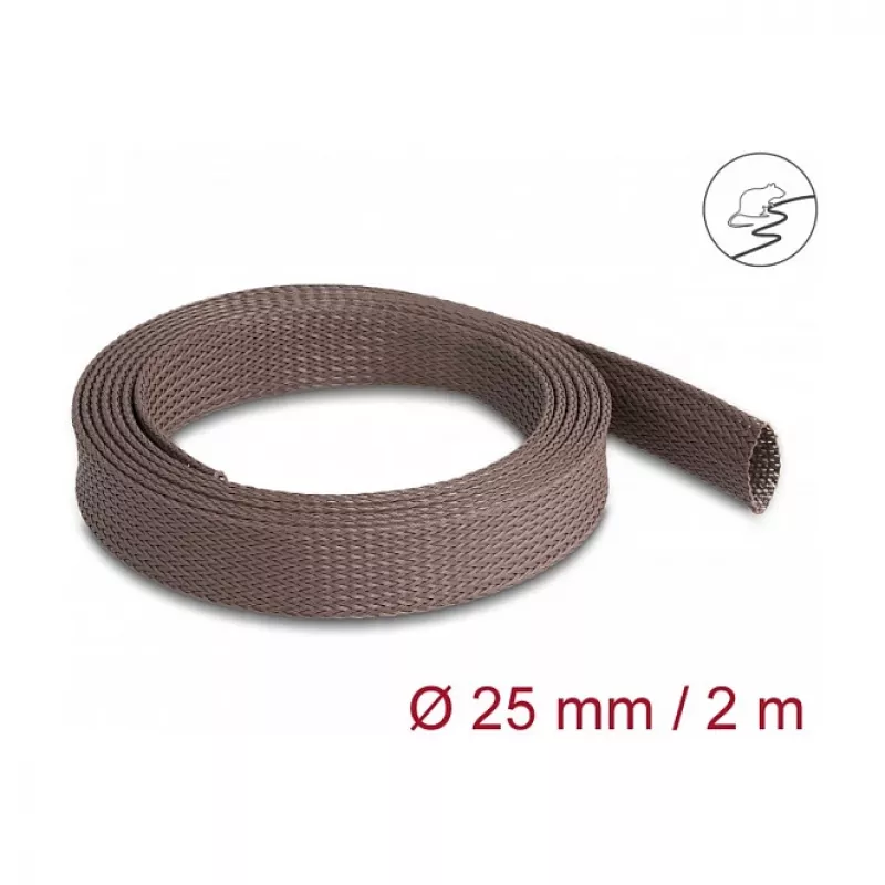Cable Sleeve DeLOCK 20901 Brown Polyester 2.5 cm
