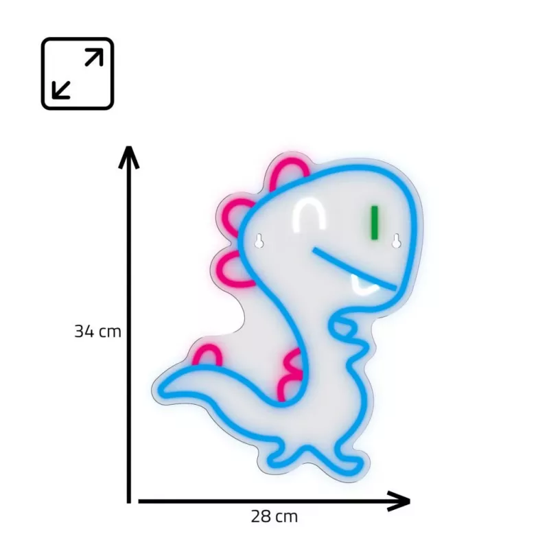 Decorative neon light MANTA SNL56MT Dinosaur style — MANTA SNL56MT