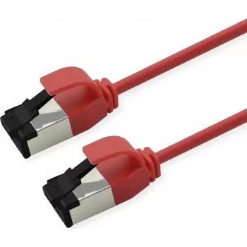 ROLINE U/FTP Patch Cable Cat.8.1 LSOH slim Red 0.5m (21.15.3222)