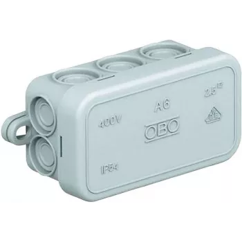 OBO BETTERMANN 2000001 Abzweigkasten A6 80x43x34 mm Light Grey Light Grey (RAL 7035) IP55 (2000001)