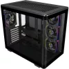 Elite 600 ARGB , Tower-Enclosure black, Tempered Glass x 2