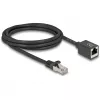 Networking cable DeLOCK 90309 RJ-45 Cat6a 2 m Black