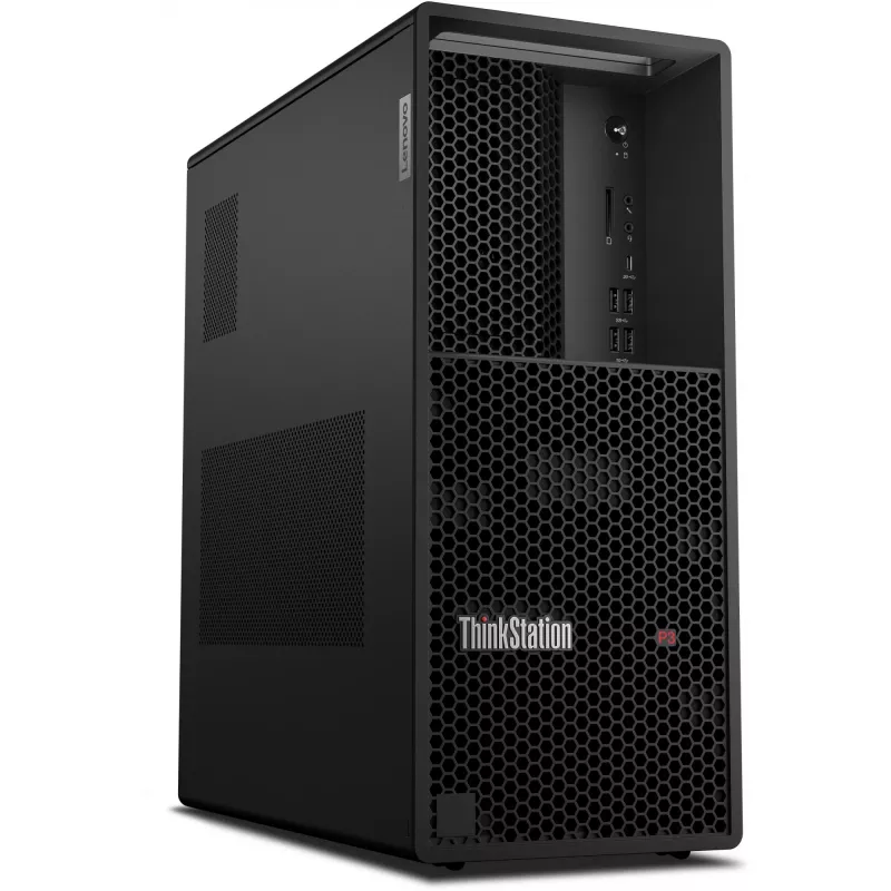 Lenovo ThinkStation P3 Tower Gen 2 Intel Core Ultra 5 245K 32 GB DDR5-SDRAM 512 GB SSD Windows 11 Pro Workstation Black