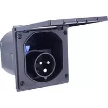 CEE plug AS Schwabe 61493 16 A 230 V — industrial 3‑pin connector for single‑phase power