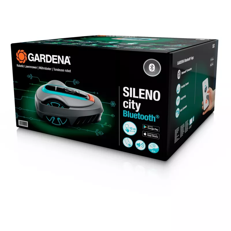 Robotic lawn mower Gardena SILENO city