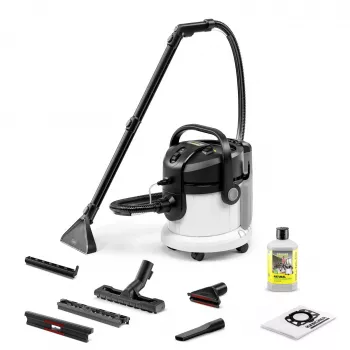Vacuum Cleaner | KARCHER | Input power 1000 W | Dust capacity 4 L | Drum vacuum | Cleaning type Dry&wet | Dust container Bagless | Colour Black/Grey/White | 1.081-155.0