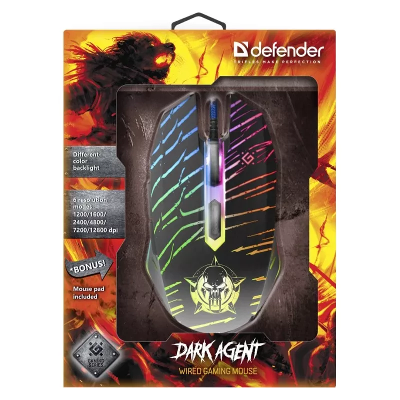 Mouse Defender DARK AGENT GM-590L USB Type-A