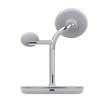 Wireless Desk Charger Tellur TLL151391 3in1 MagSafe Fast Charging for Phone, Watch and Earbuds