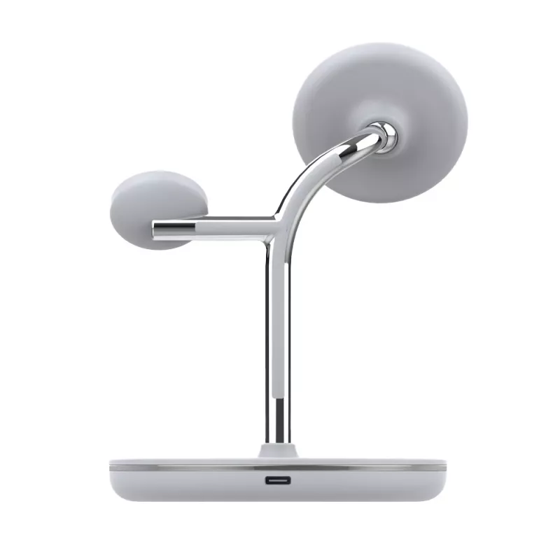 Wireless Desk Charger Tellur TLL151391 3in1 MagSafe Fast Charging for Phone, Watch and Earbuds
