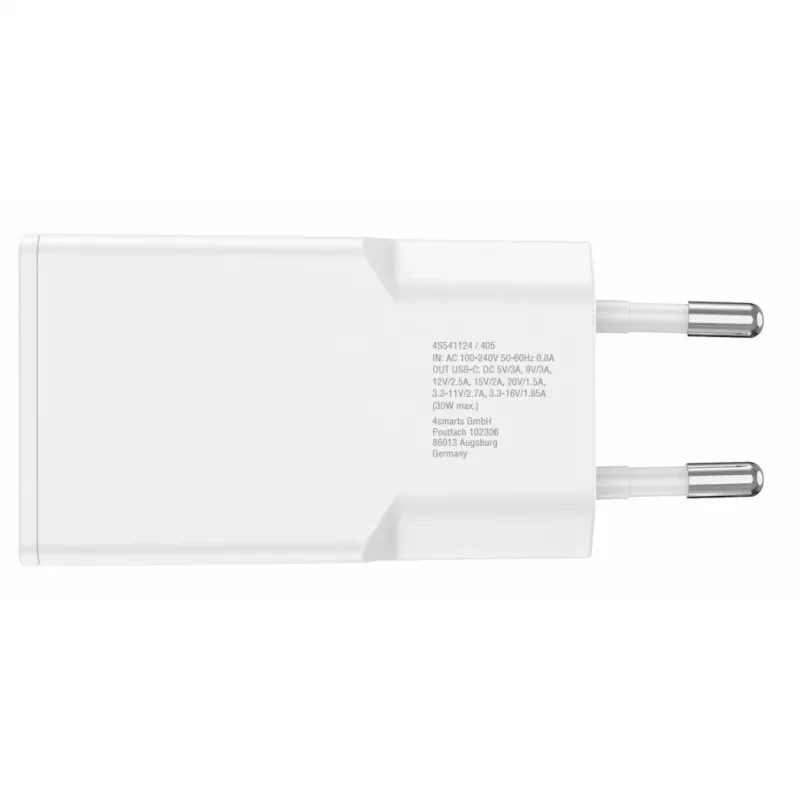 Indoor Charger 4smarts 541124 Smartphone White AC Fast Charging