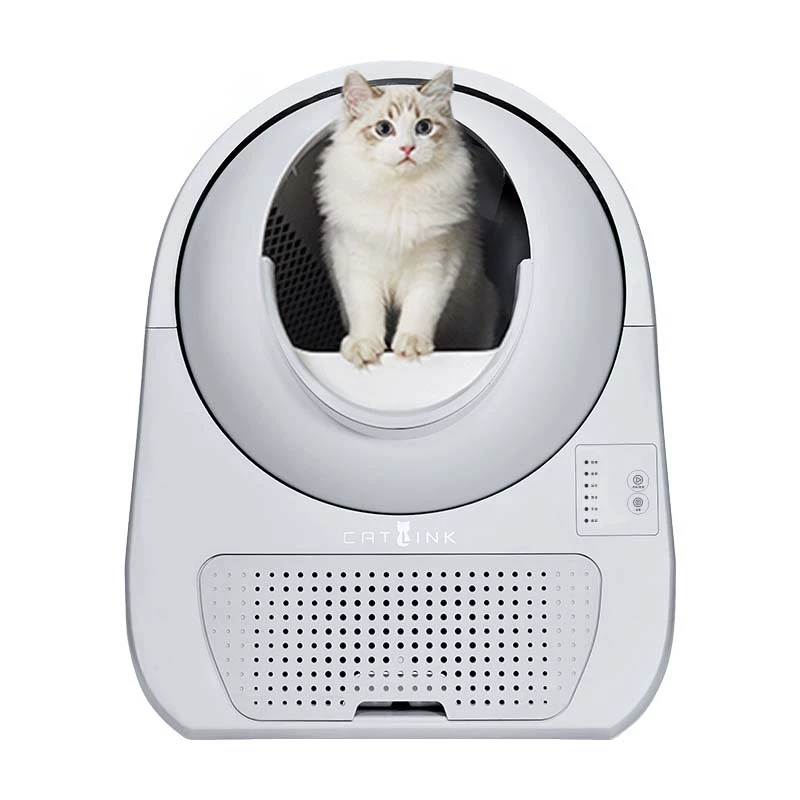 Self-cleaning litter box Catlink Scooper Young, grey — 13 L, 600×580 mm, 12 V adapter