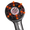 Regenerating hairbrush massager for hair and scalp MT6537