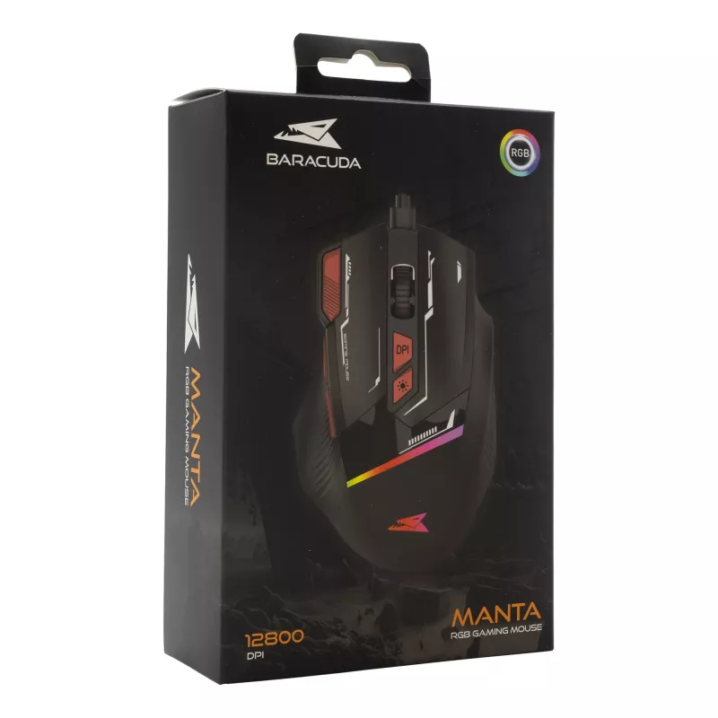 Mouse Baracuda BGM-041 MANTA Black USB