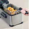 Deep fryer Taurus Fry 3 Single — 3 L capacity, 2000 W, stainless steel, adjustable thermostat 150–190°C