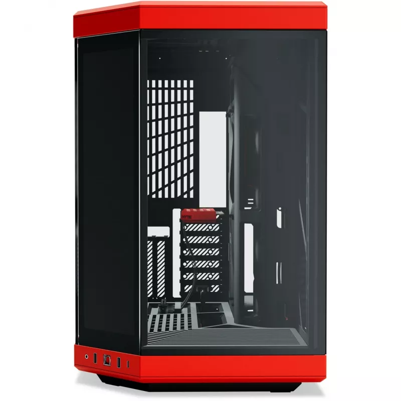HYTE Y70 Touch Infinite Midi Tower Black, Cherry colour