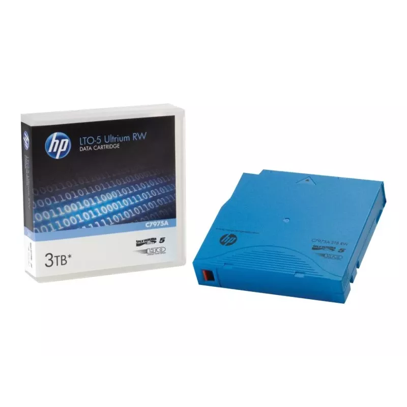 Hewlett Packard Enterprise HPE Ultrium Non-Custom Labeled Data Cartridge - 20 x LTO Ultrium 5 - 1,5TB / 3TB - etikettiert - Light Blue - Speichermedium (C7975AN)