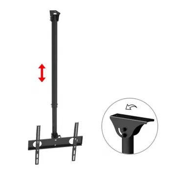 Wall/Ceiling Bracket MACLEAN MC-631 for 32–55 inch TVs, universal mount, load capacity up to 50 kg