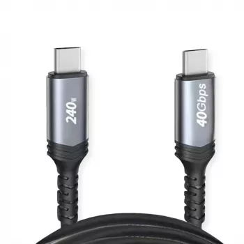 USB cable VALUE 11.99.9086 USB4 Gen 3x2 1 m USB C Black