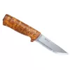 Fixed blade knife HELLE Eggen H3LS #75 — stainless steel handle, full-tang