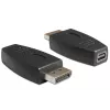 DeLOCK - DisplayPort-Adapter - DisplayPort (M) to Mini DisplayPort (W) - Black