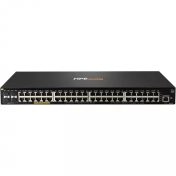HPE - Aruba Series - Switch - 2930F 48G PoE+ 4SFP - L3 - Managed - 48 x 10/100/1000 (PoE+) + 4 x Gigabit SFP (Uplink) rack-mountable PoE+ (740 W)