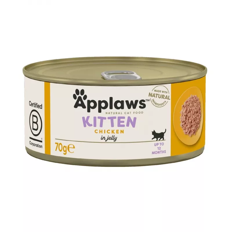Applaws Kitten Chicken in Jelly Wet Cat Food, 70 g