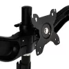 SilverStone SST-ARM31BS triple monitor arm, Black