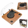 Analogue belt-drive turntable Adler AD 1914 with USB port, ceramic platter, DC motor, 33 1/3 rpm, Bluetooth 5.4, RCA outputs, built-in speakers